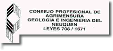CONSEJO PROFESIONAL DE ARGIMENSURA, GEOLOGÍA E INGENIERÍA DEL NEUQUÉN